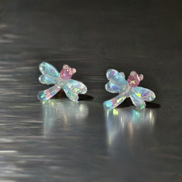 Brat Dragonfly Flare Hypoallergenic Earring - Image 5