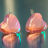 Brat Iridescent Hearts Hypoallergenic Earrings - Image 5