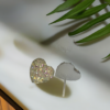 Brat Sparkle Hearts Hypoallergenic Earrings - Image 4