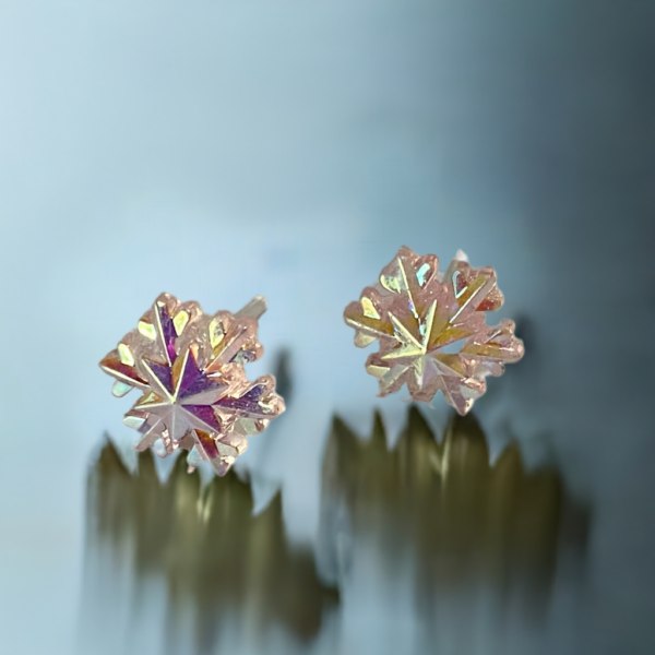 Brat Crystal Flake Hypoallergenic Earrings