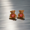 Brat Teddy Love Hypoallergenic Earrings
