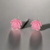 Brat Camellia Charm Hypoallergenic Earrings - Image 3