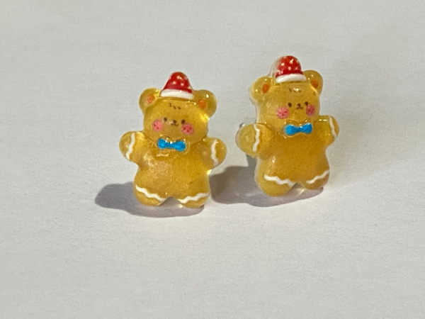 Brat Gingerbread Jingle Hypoallergenic Earrings