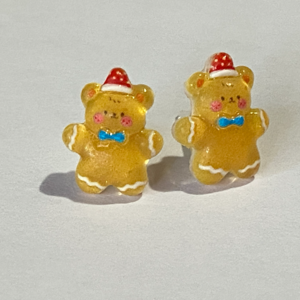 Brat Gingerbread Jingle Hypoallergenic Earrings