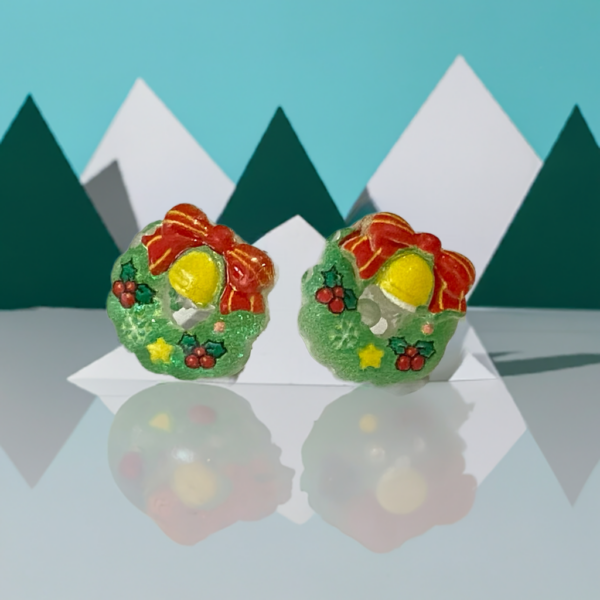 Brat Wreath Charm Hypoallergenic Earrings