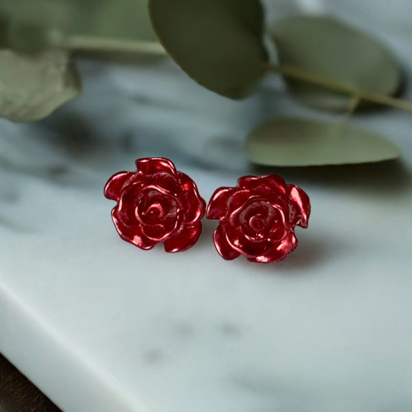 Brat Rose Pop Hypoallergenic Earrings - Image 4