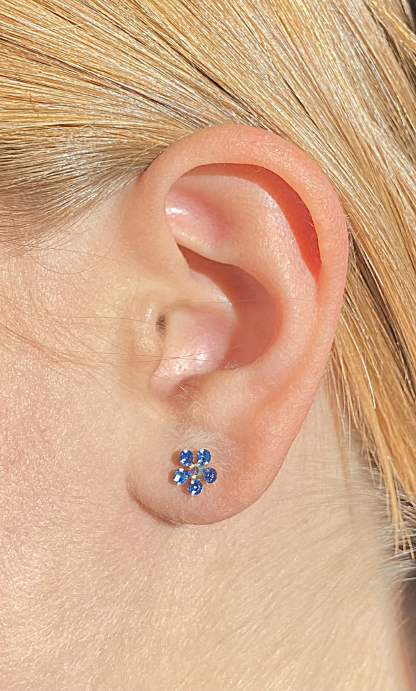 Brat Petal Burst Hypoallergenic Earrings - Image 2