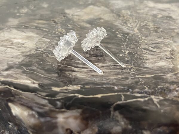 Brat Glitter Snowflake Earrings - Image 4