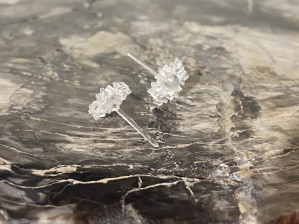 Brat Glitter Snowflake Earrings - Image 6