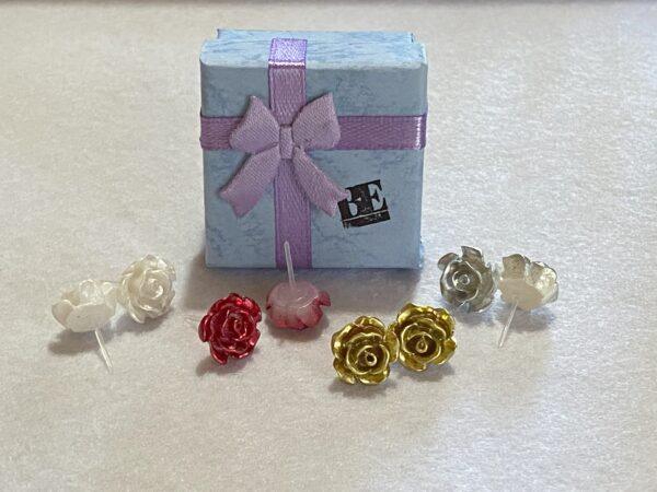 Brat Rose Pop Hypoallergenic Earrings - Image 2