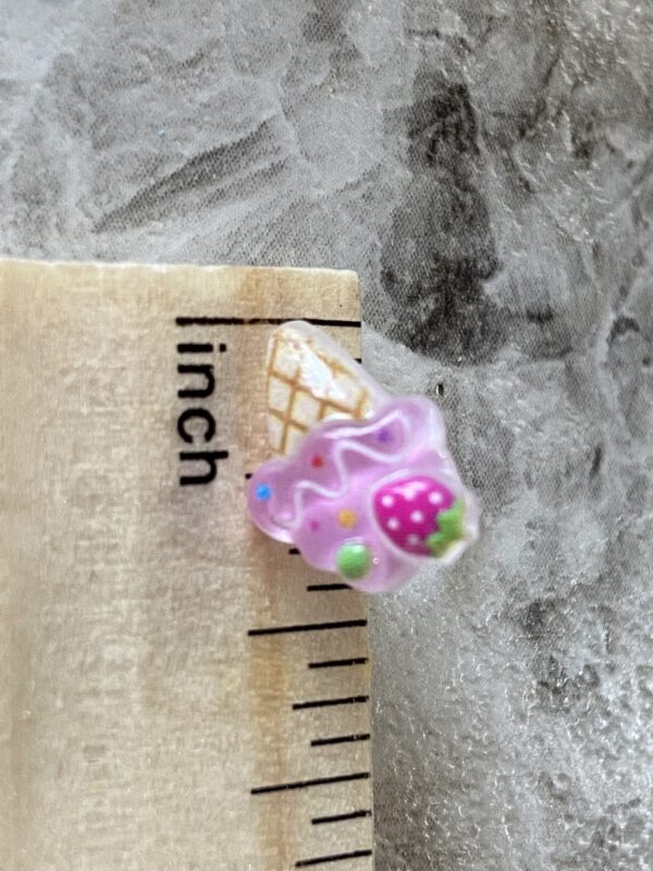 Ice cream cone hypoallergenic earrings - Image 7