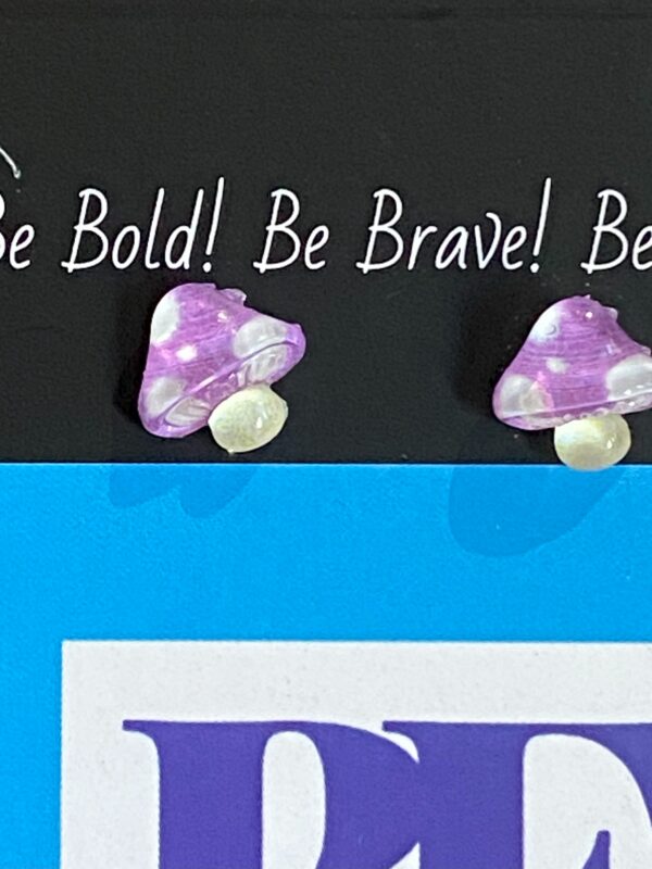 Mesmerizing Mushroom Earrings - Image 3