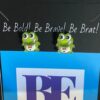 Frog Hoppers Earrings – Hypoallergenic Plastic Post Studs - Image 4
