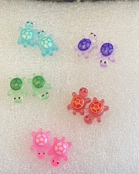 Tiny Turtles Stud Earrings