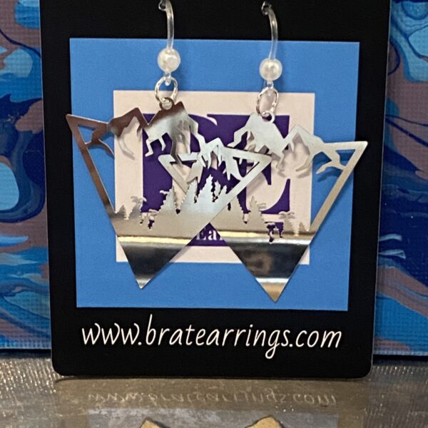 Brat Earrings Majestic Mountain Dangles